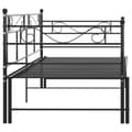 Pikkukuva 9 / 11: vidaXL Vuodesohvan runko musta metalli 90x200 cm