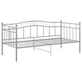 Pikkukuva 4 / 9: vidaXL Sohvasängyn runko harmaa metalli 90x200 cm