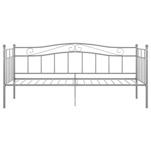 vidaXL Sohvasängyn runko harmaa metalli 90x200 cm