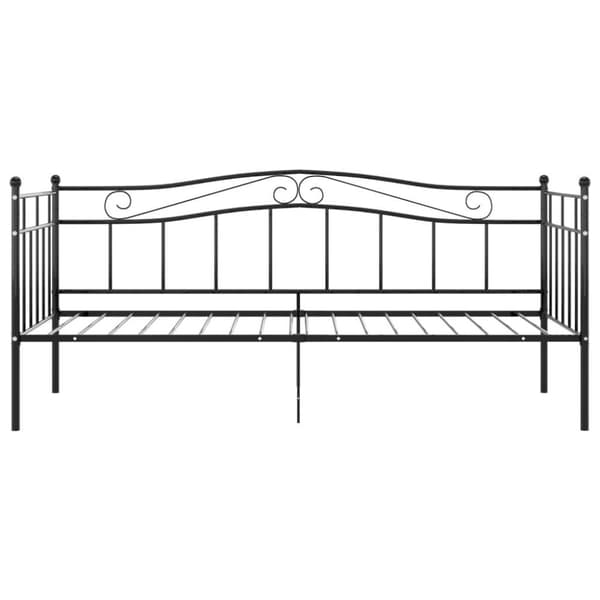 vidaXL Sohvasängyn runko musta metalli 90x200 cm