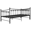 Pikkukuva 10 / 11: vidaXL Vuodesohvan runko musta metalli 90x200 cm