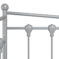 Miniatyrbilde 9 av 11: vidaXL Ramme til sovesofa grå metall 90x200 cm