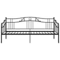 Pikkukuva 6 / 11: vidaXL Sohvasängyn runko musta metalli 90x200 cm