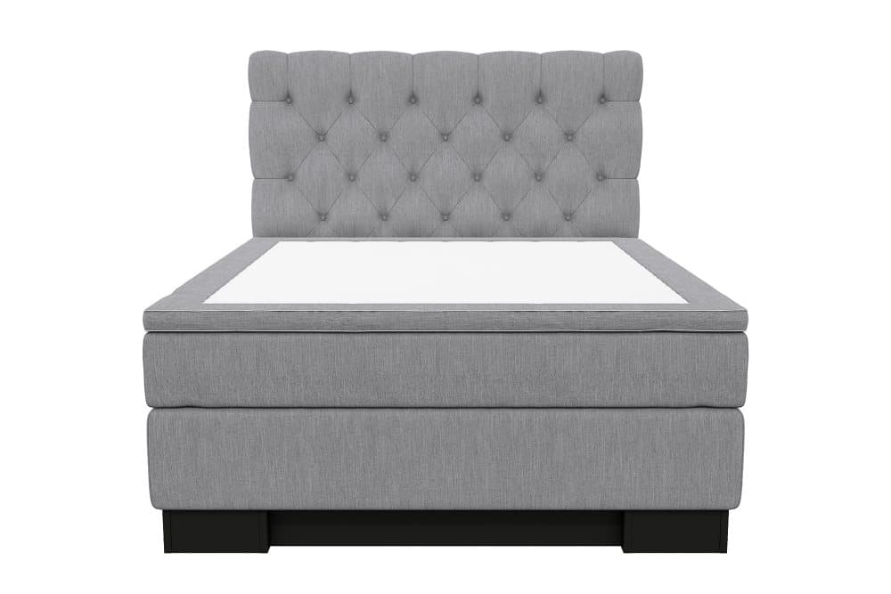 SINNEBO Kontinentalsäng 120 Ljusgrå