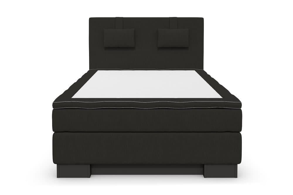 SINNEBO Sängpaket 140 Svart/Svart Sockel