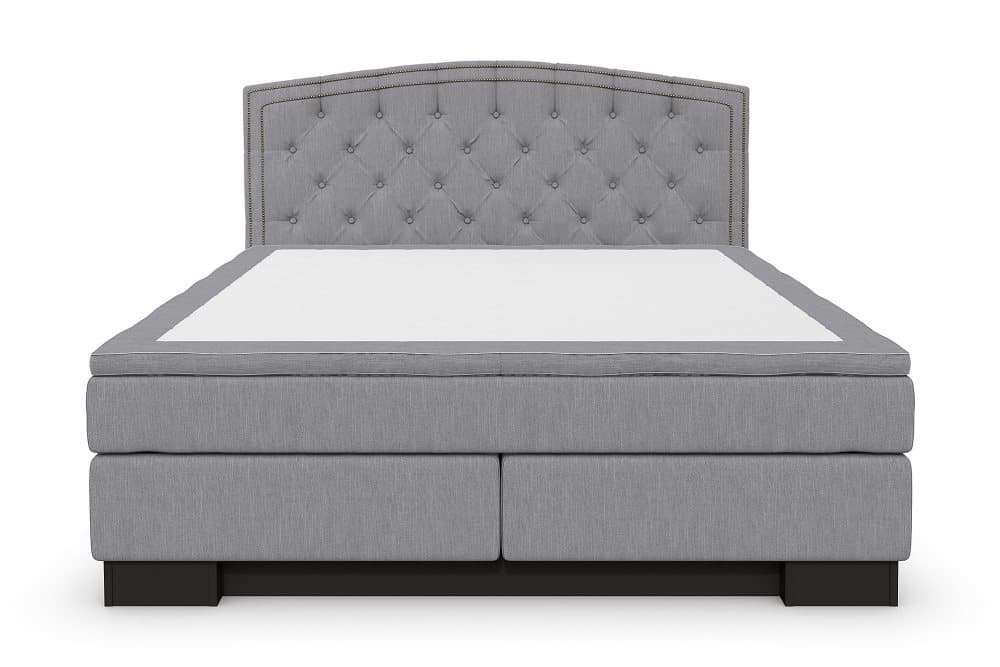 SINNEBO Sängpaket 160x200 SURI Sänggavel Svängd Grå