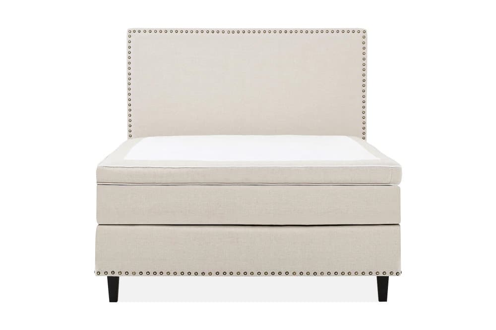 BELLINO Kontinentalsäng 140 Gavel Beige