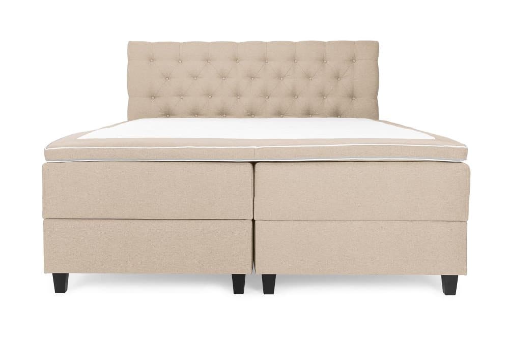 OAKHAM Säng med Förvaring 160x200 Beige