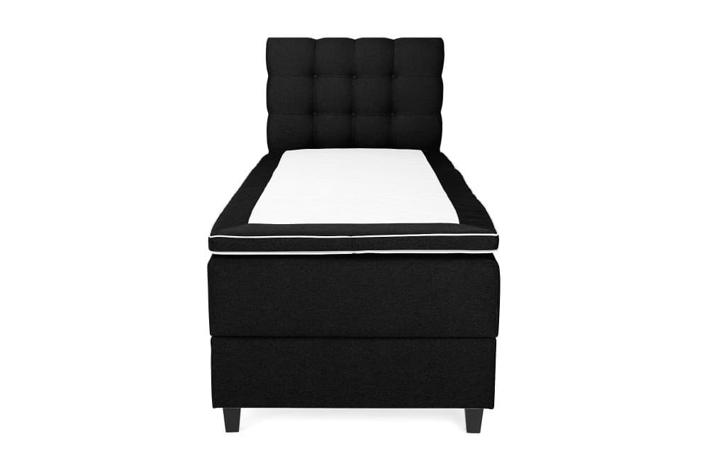 OAKHAM Säng med Förvaring 80x200 Svart