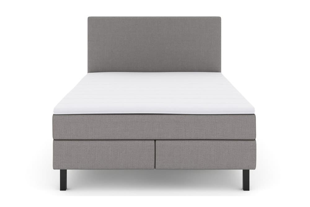 LEXI No 2 Kontinentalsäng 140 Ljusgrå