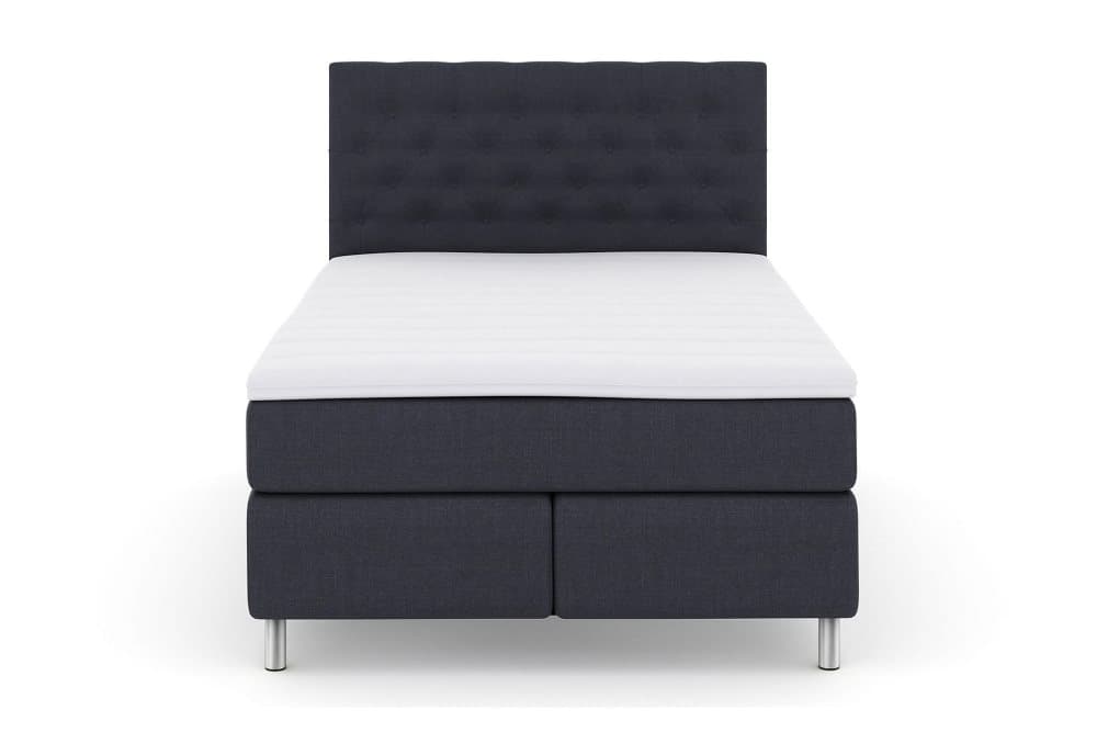 LEXI No 3 Kontinentalsäng 140 Medium Blå/Metall