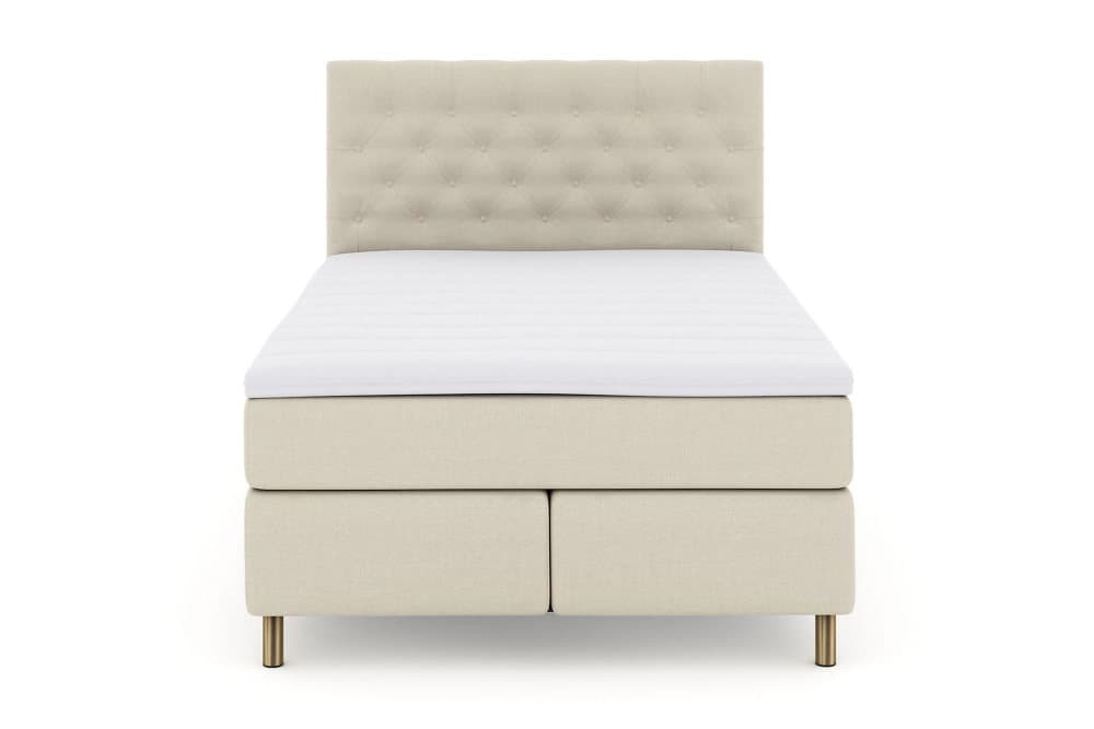 LEXI No 3 Kontinentalsäng 140 Medium Beige/Koppar