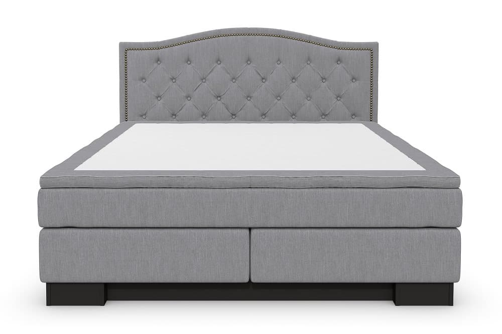 SINNEBO Sängpaket 160x210 + KYRAN Gavel Toppad Ljusgrå
