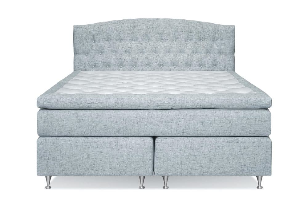 STACIA Kontinentalsäng 180x200 Fast Ljusblå