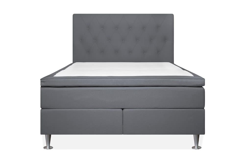 EKEBERGA Madrass 140x200 cm Medium/Fast Ljusgrå