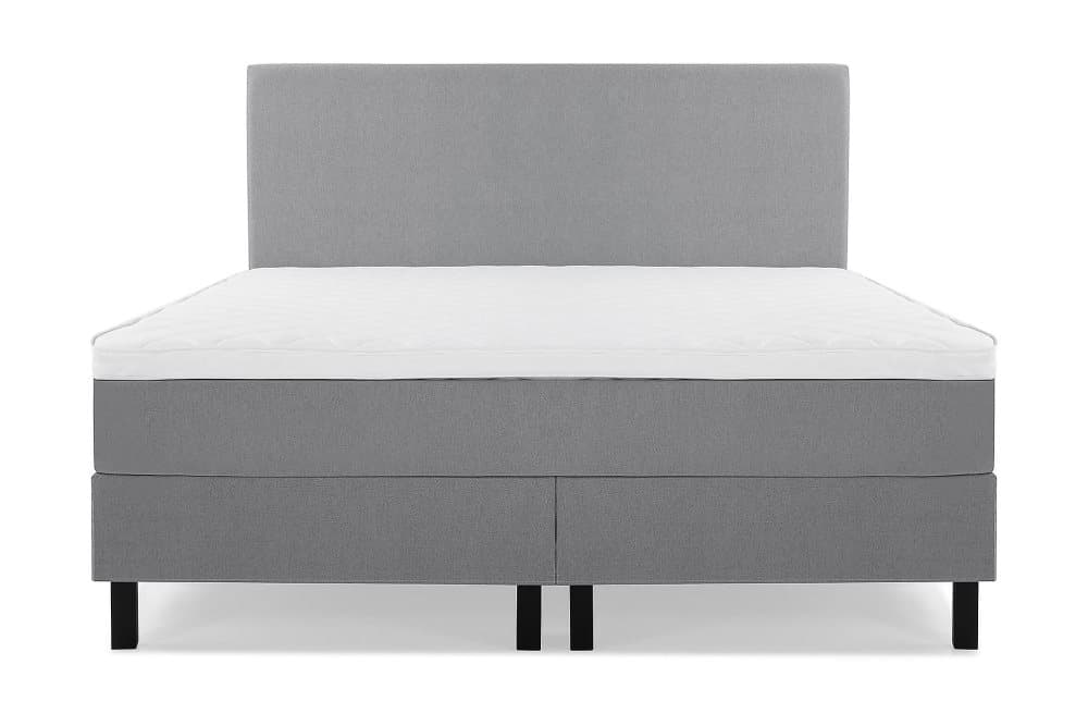 HAPPY Kontinentalsäng 160 Skum Mellangrå