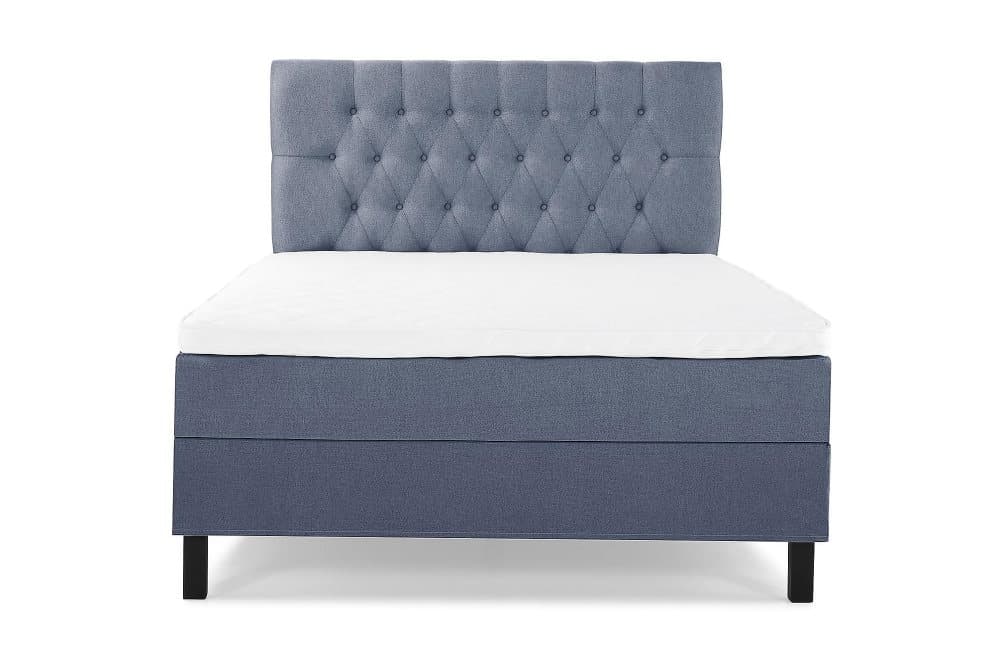 HAPPY Sängpaket 140 Skum Mörkblå