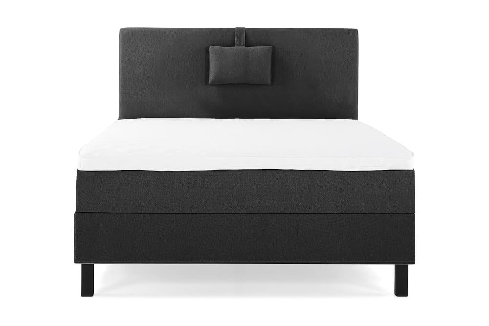 HAPPY 120 Kontinentalsäng Svart/Grå