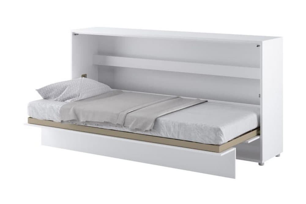 Sängskåp 90x200 cm Horisontellt Vit