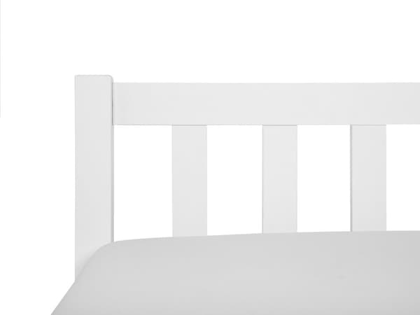 Seng med Stel Hvid Fyrretræ 180 x 200 cm Skandinavisk Stil