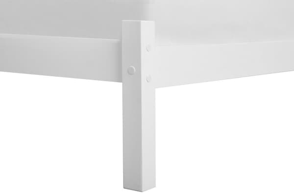 Seng med Stel Hvid Fyrretræ 180 x 200 cm Skandinavisk Stil