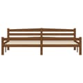 Miniatyrbilde 3 av 7: vidaXL Sengeramme honningbrun heltre furu 200x200 cm