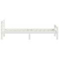 Miniatyrbilde 4 av 6: vidaXL Sengeramme hvit heltre furu 100x200 cm