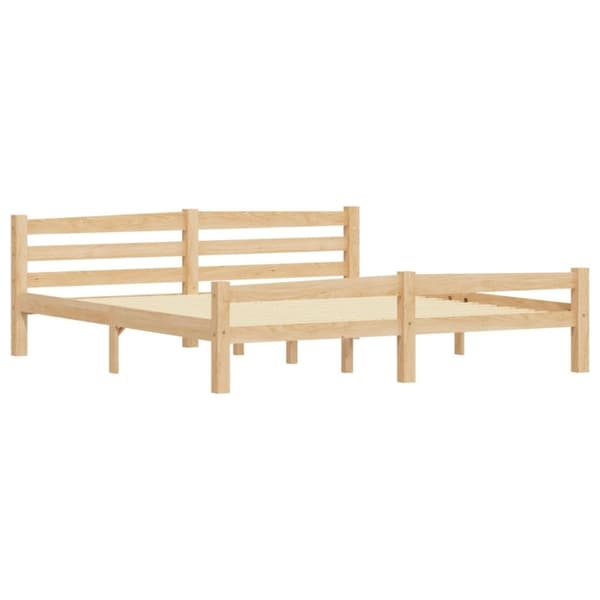 vidaXL sengestel 180x200 cm massivt fyrretræ