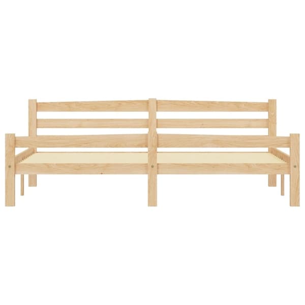 vidaXL sengestel 180x200 cm massivt fyrretræ