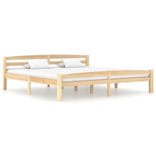 vidaXL sengestel  180x200 cm massivt fyrretræ