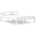 Miniatyrbilde 1 av 7: vidaXL Sengeramme hvit heltre furu 120x200 cm