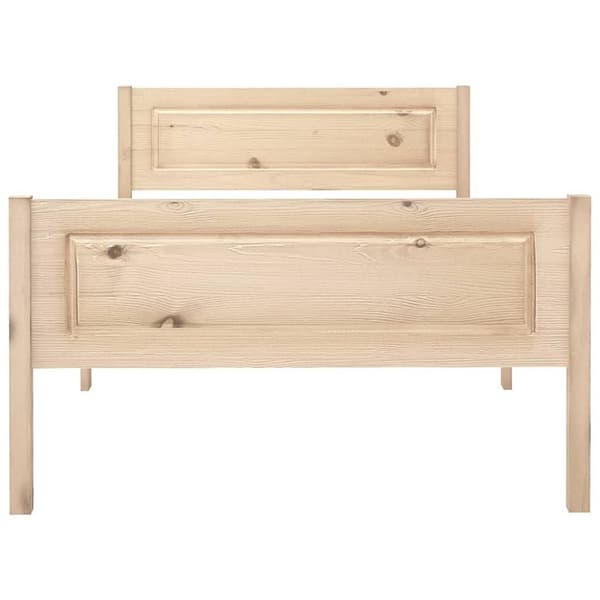 vidaXL sengeramme uden madras massivt fyrretræ 90x200 cm