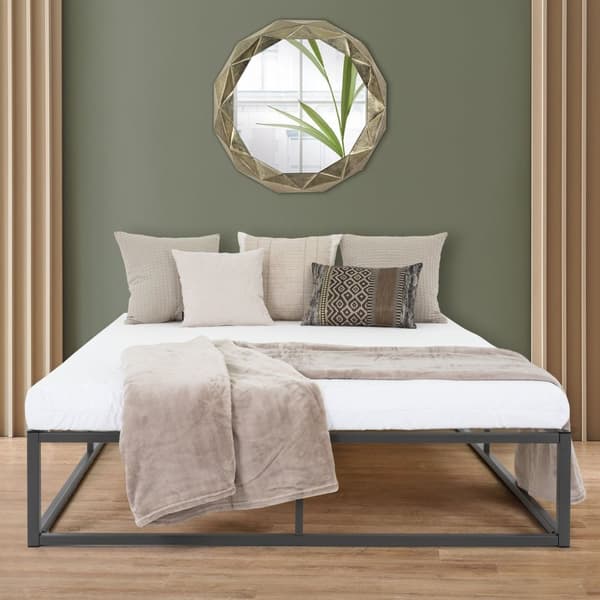 ML Design Metal Bed 140x200cm teräsrunko, jossa on slotted runko, antrasiitti, metallinen sänky runko, tukeva, kevyt asennus