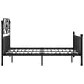 Miniatyrbilde 4 av 6: vidaXL Sengeramme svart metall 160x200 cm