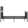 Miniatyrbillede 4 af 6: vidaXL sengestel 120x200 cm metal sort