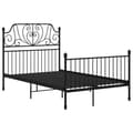 Miniatyrbillede 2 af 6: vidaXL sengestel 120x200 cm metal sort