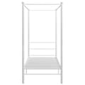 Miniatyrbillede 4 af 6: vidaXL sengestel til himmelseng 90x200 cm metal hvid