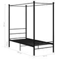 Miniatyrbillede 6 af 6: vidaXL sengestel til himmelseng 90x200 cm metal sort