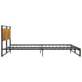 Miniatyrbillede 4 af 6: vidaXL sengestel 160x200 cm metal