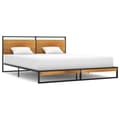 Miniatyrbillede 1 af 6: vidaXL sengestel 160x200 cm metal
