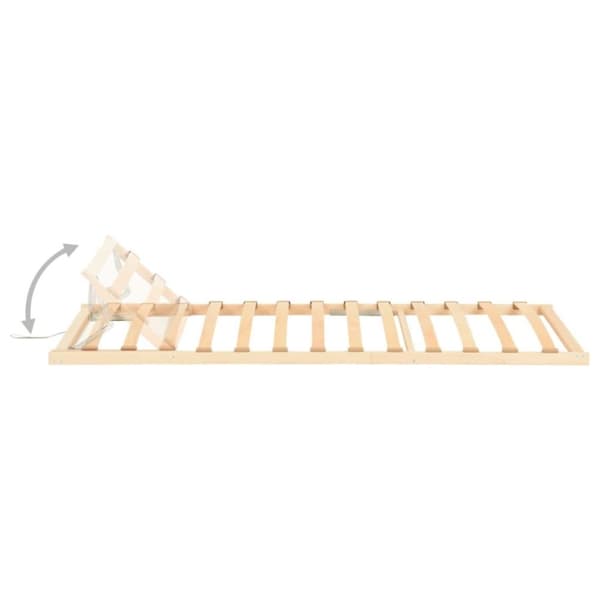 vidaXL Spilebase med 13 lameller og justerbar hodegavl 70x200 cm