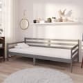 Miniatyrbillede 10 af 10: vidaXL daybed 90x200 cm massivt fyrretræ grå