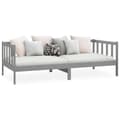 Miniatyrbillede 4 af 10: vidaXL daybed 90x200 cm massivt fyrretræ grå