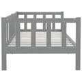 Miniatyrbillede 7 af 10: vidaXL daybed 90x200 cm massivt fyrretræ grå