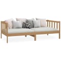 Miniatyrbillede 3 af 8: vidaXL daybed 90x200 cm massivt fyrretræ gyldenbrun