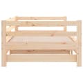Miniatyrbillede 7 af 9: vidaXL daybed med udtræk 2x(90x200) cm massivt fyrretræ