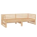 Miniatyrbillede 4 af 10: vidaXL daybed med udtræk 2x(90x200) cm massivt fyrretræ