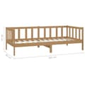 Miniatyrbillede 10 af 11: vidaXL daybed med madras 90x200 cm massivt fyrretræ gyldenbrun