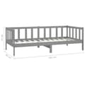 Miniatyrbillede 10 af 11: vidaXL daybed med madras 90x200 cm massivt fyrretræ grå
