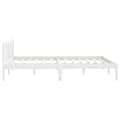 Miniatyrbilde 6 av 10: vidaXL Sengeramme hvit heltre furu 160x200 cm